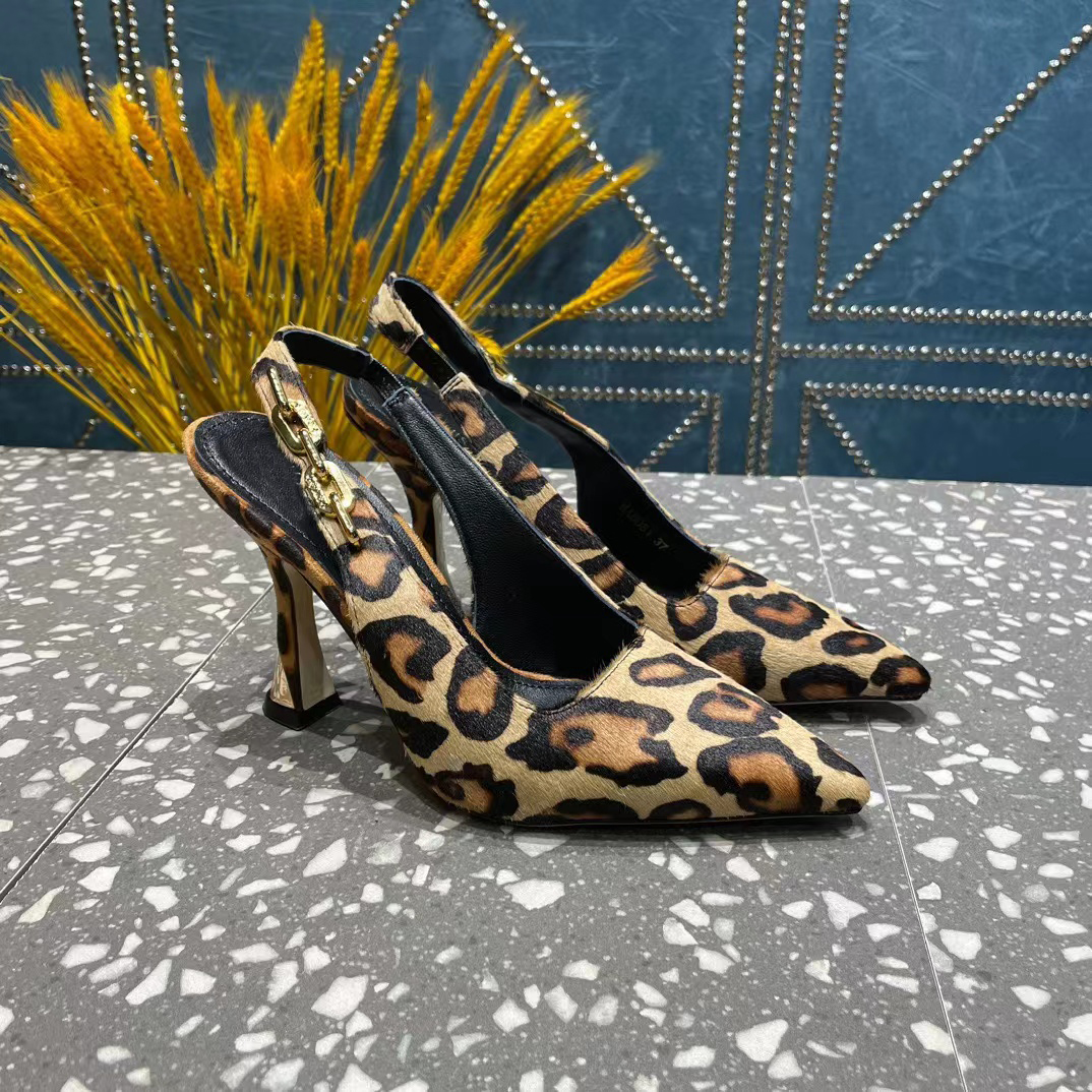 Comfortable dress shoes Women leopard print high heel metal buckle decoration wine cup heel designer sandals Summer back casual fashion slingbacks, 15
Comfortable dress shoes Women leopard print high heel metal buckle decoration wine cup heel designer sandals Summer back casual fashion slingbacks, 15