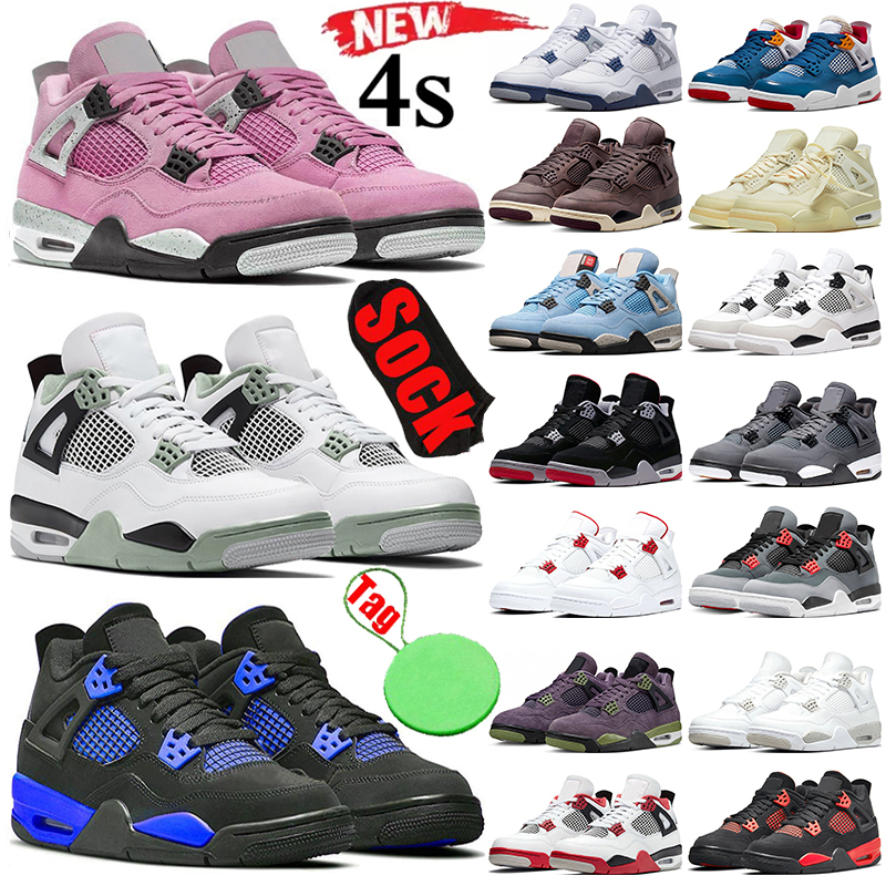 With box Men 4 4s Basketball Shoes For Mens Women Jumpman IV Sports Sneakers Pine Green White Oreo University Blue Mocha Seafoam Thunder Military Black Cat shoes, Colour# 33
With box Men 4 4s Basketball Shoes For Mens Women Jumpman IV Sports Sneakers Pine Green White Oreo University Blue Mocha Seafoam Thunder Military Black Cat shoes, Colour# 33