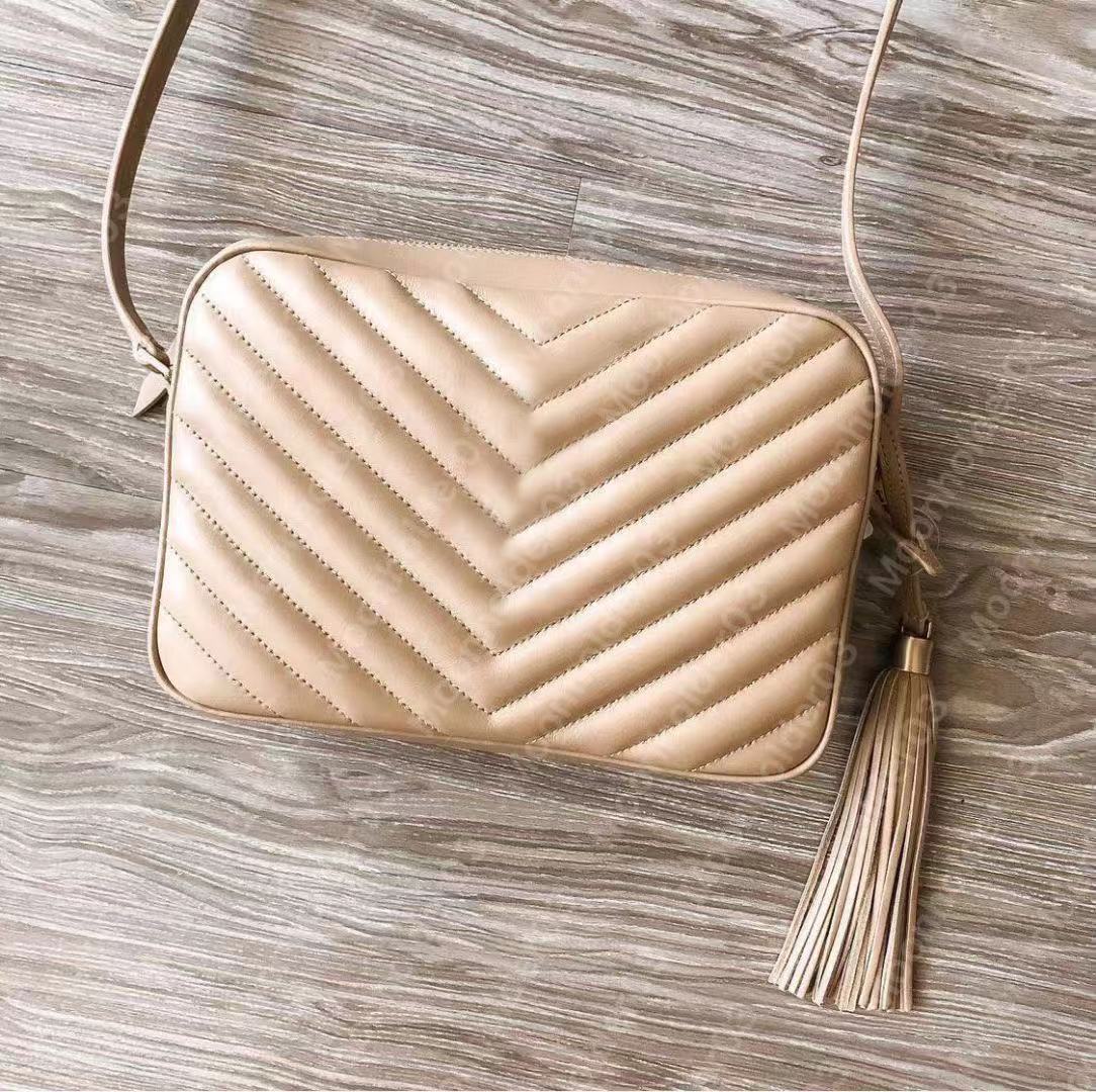 Women bag Camera luxury designer bags Tasche genuine leather lambskin women shoulder bag sacoche messenger Satchel lady sac de luxe design fashion tassel Zig Zag