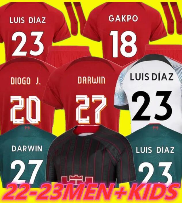GAKPO 22/23 LeBron soccer jerseys james DARWIN Luis Diaz 2022 2023 special edition RAMSEY ALEXANDER ARNOLD DIOGO J. Fabinho Jones Basketball ROBERTSON Men kids kit
GAKPO 22/23 LeBron soccer jerseys james DARWIN Luis Diaz 2022 2023 special edition RAMSEY ALEXANDER ARNOLD DIOGO J. Fabinho Jones Basketball ROBERTSON Men kids kit