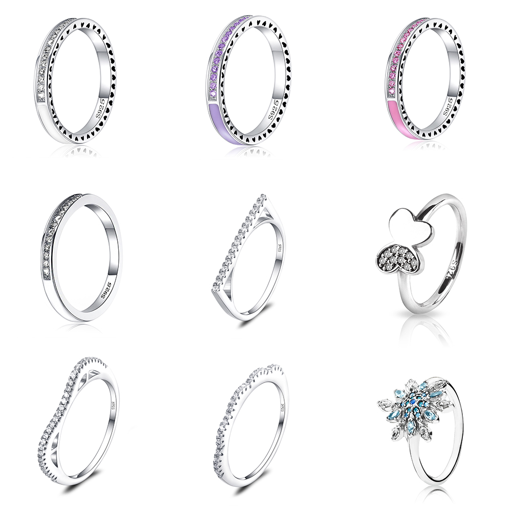925 Silver Women Fit Pandora Ring Original Heart Crown Fashion Rings Purple White Pink Epoxy Diy Butterfly Crystal Finger
925 Silver Women Fit Pandora Ring Original Heart Crown Fashion Rings Purple White Pink Epoxy Diy Butterfly Crystal Finger