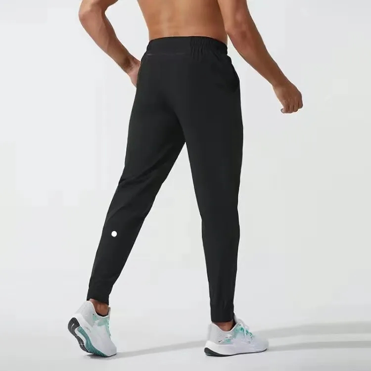 Men's Jogger Long Pants Sport Yoga Outfit Quick Dry Drawstring Gym Pockets Sweatpants Trousers Mens Casual Elastic Waist fitness