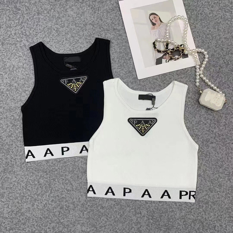 Milan Brand designer Womens Knits Sleeveless Woman Tees Shirts Tank Women Slim Vest Shirt Soft Silk Tshirts Triangle logo design Summer Lady Short Tops Breathable
Milan Brand designer Womens Knits Sleeveless Woman Tees Shirts Tank Women Slim Vest Shirt Soft Silk Tshirts Triangle logo design Summer Lady Short Tops Breathable