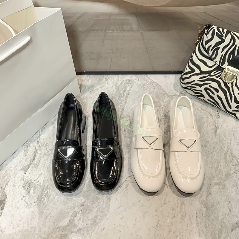 With Box Fashion Womens Dress Shoes Leather Luxury Designer Sandals Round Toes Lady Party Shoe Rubber Slide Size 34-40, Black block-heel
With Box Fashion Womens Dress Shoes Leather Luxury Designer Sandals Round Toes Lady Party Shoe Rubber Slide Size 34-40, Black block-heel