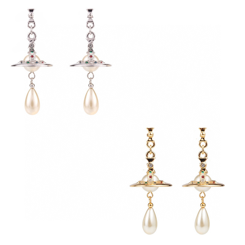 Charm stud vivi west earrings designer The highest version West Pacific Rear stereo Saturn Pearl earrings premium sense wedding luxury engagement bijoux cjewelers
Charm stud vivi west earrings designer The highest version West Pacific Rear stereo Saturn Pearl earrings premium sense wedding luxury engagement bijoux cjewelers