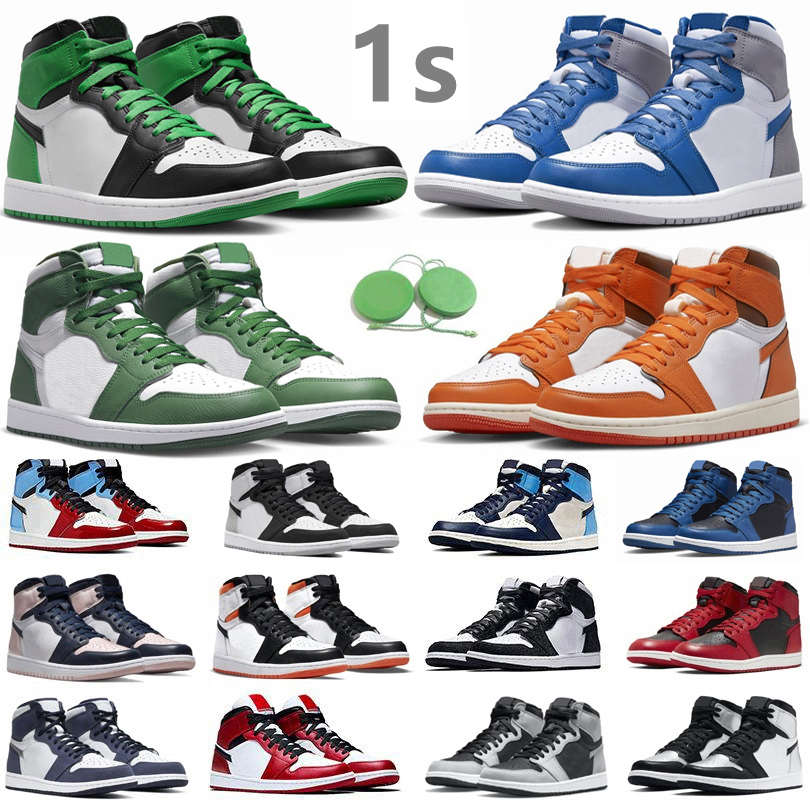 Jumpman 1 1s Mens Basketball Shoes Lucky Green True Blue Gorge Green Lost Found StarFish Bred Patent Dark Mocha Denim Obsidian Men Women Trainers Sports Sneakers 36-47, Color#29
Jumpman 1 1s Mens Basketball Shoes Lucky Green True Blue Gorge Green Lost Found StarFish Bred Patent Dark Mocha Denim Obsidian Men Women Trainers Sports Sneakers 36-47, Color#29