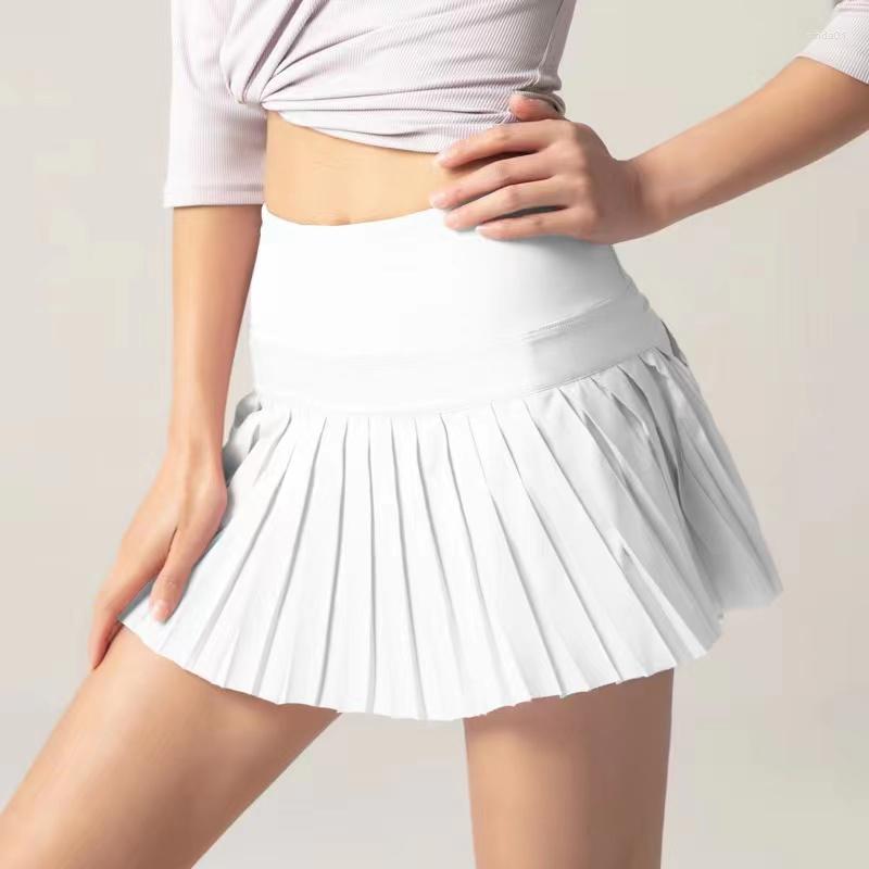 Skirts Tennis Women Golf Pleated Pantskirt Sports Fitness Shorts Pocket High Waist Yoga Running Skirt Gym Clothing AAA Discount for in-store purchases