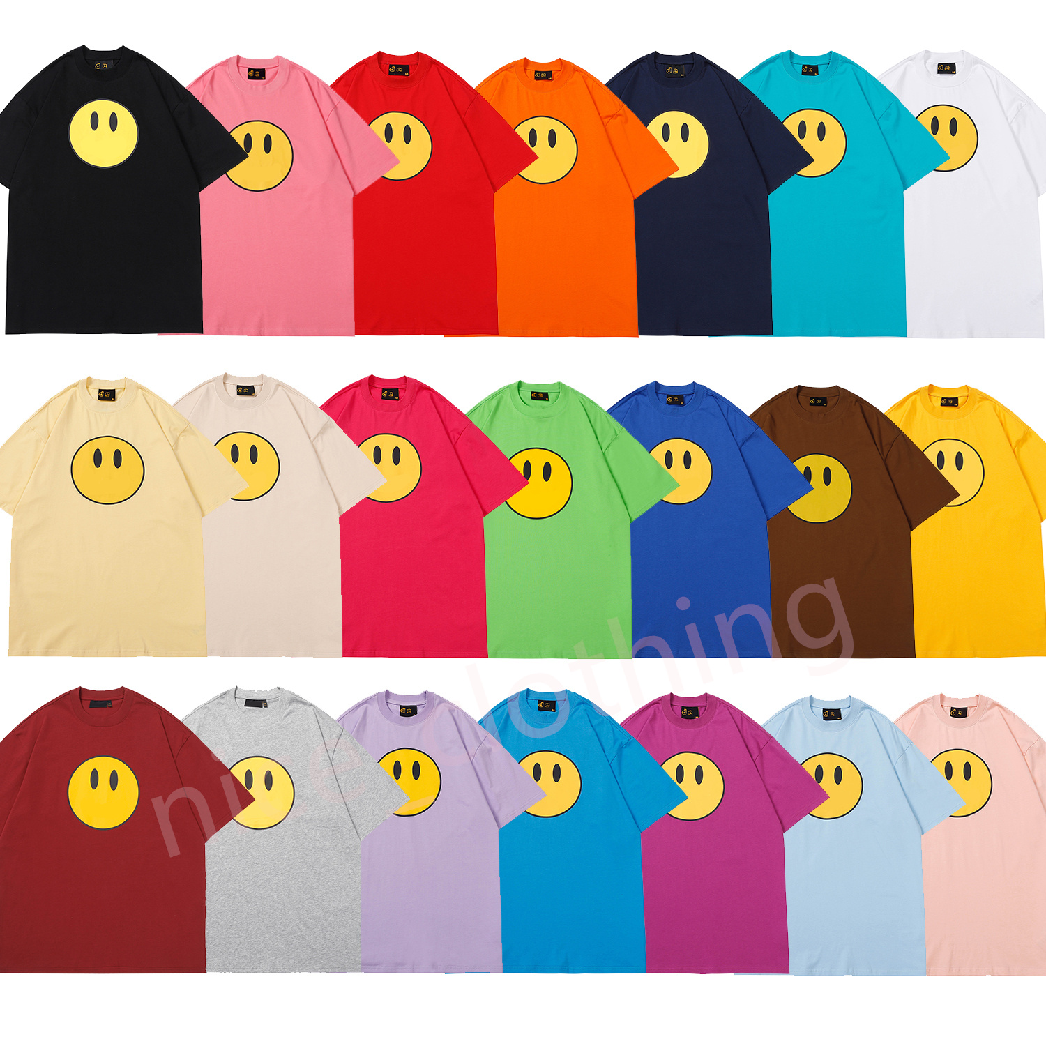 Mens Designer T-Shirt Luxury Brand Tees Print Smile Face T Shirts Womens Summer Short Sleeve Casual Streetwear Tops Clothing Clothes S-XL, 18
Mens Designer T-Shirt Luxury Brand Tees Print Smile Face T Shirts Womens Summer Short Sleeve Casual Streetwear Tops Clothing Clothes S-XL, 18