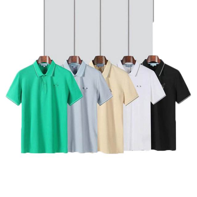 

2023Designer fashion top business clothing Polo Hugo logo embroidered collar details short sleeve polo shirt men's multi-color multi-colors TeeM-3XL63, White