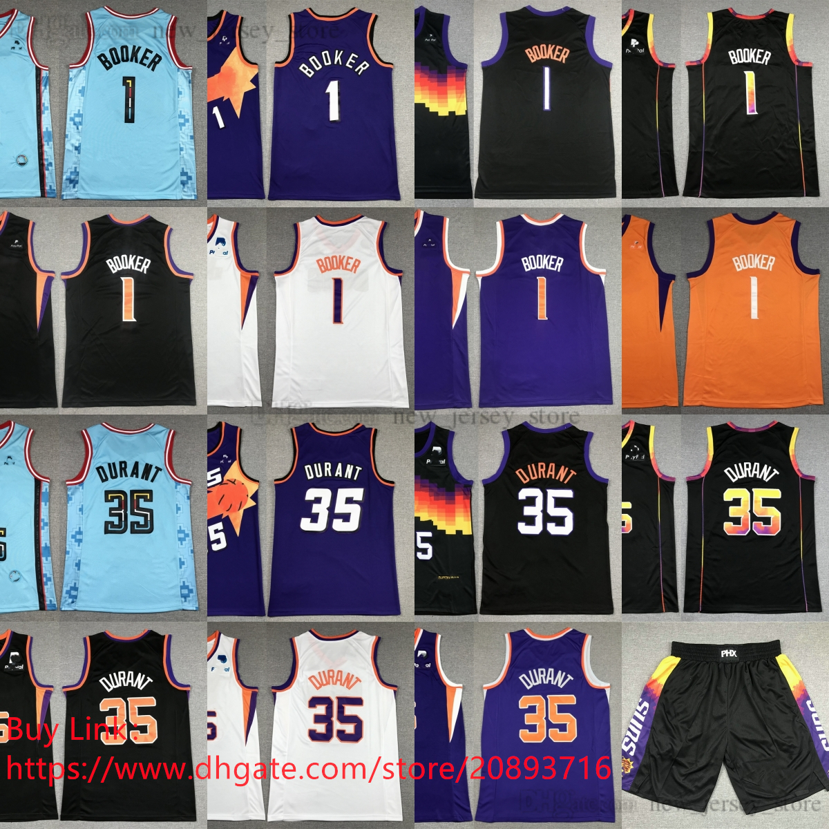 35 Kevin Durant 1 Devin Booker Jersey Stitched Basketball With 6 Patch 2023 New Blue White Purple Retro Black Valley City Shorts, Aspicture (with team name)
35 Kevin Durant 1 Devin Booker Jersey Stitched Basketball With 6 Patch 2023 New Blue White Purple Retro Black Valley City Shorts, Aspicture (with team name)