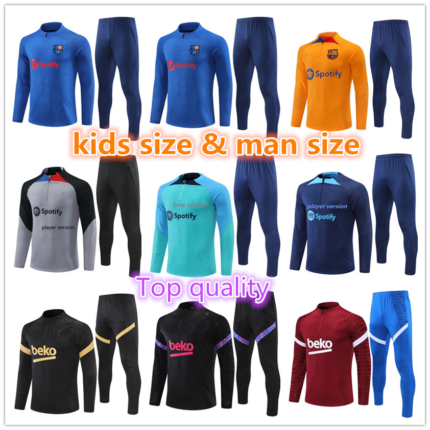 22 23 Barcelonas adult and kids TRACKSUIT ANSU FATI Camisetas de football 2022 2023 barcelonas SET adult GRIEZMANN F. DE JONG TRAINING SUIT chandal futbol survetement
22 23 Barcelonas adult and kids TRACKSUIT ANSU FATI Camisetas de football 2022 2023 barcelonas SET adult GRIEZMANN F. DE JONG TRAINING SUIT chandal futbol survetement