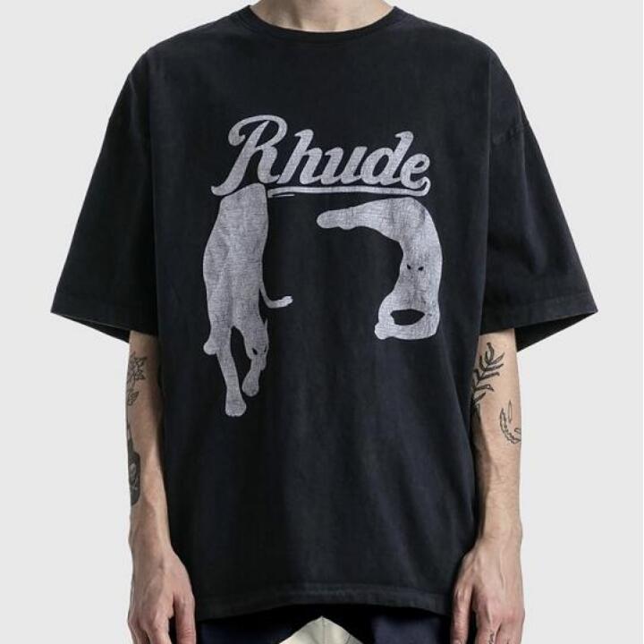 23SS Vintage Print T Shirt Men's Plus Tees Women Cotton Top Tee High Street Summer, Black
23SS Vintage Print T Shirt Men's Plus Tees Women Cotton Top Tee High Street Summer, Black