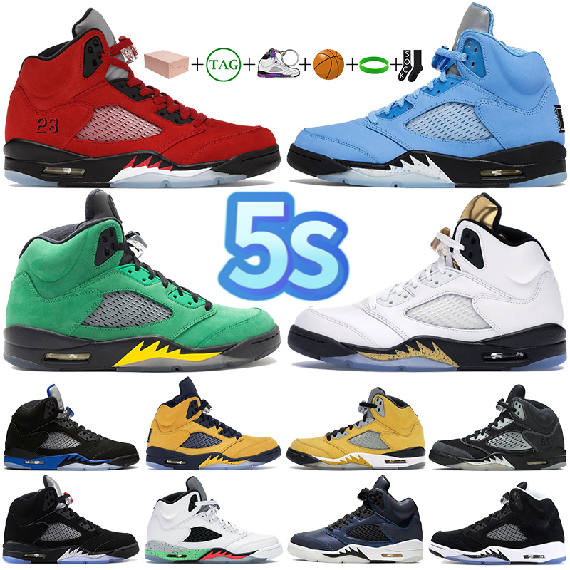 With Box Men 5s Basketball Shoes Jumpman 5 Sneakers Mens Designer Shoe Sports Trainer Raging Red Racer Blue UNC PE White Metallic Gold Oregon Sneaker Outdoor Trainers, #47- low wings
With Box Men 5s Basketball Shoes Jumpman 5 Sneakers Mens Designer Shoe Sports Trainer Raging Red Racer Blue UNC PE White Metallic Gold Oregon Sneaker Outdoor Trainers, #47- low wings