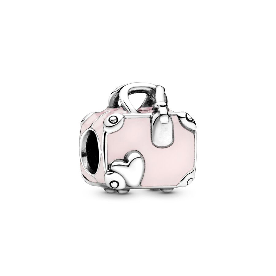 925 Sterling Silver Electric Vehicle Shopping Bag Old -Style Camera Charm Suspension Suitable For Bracelet DIY Fashion Jewelry