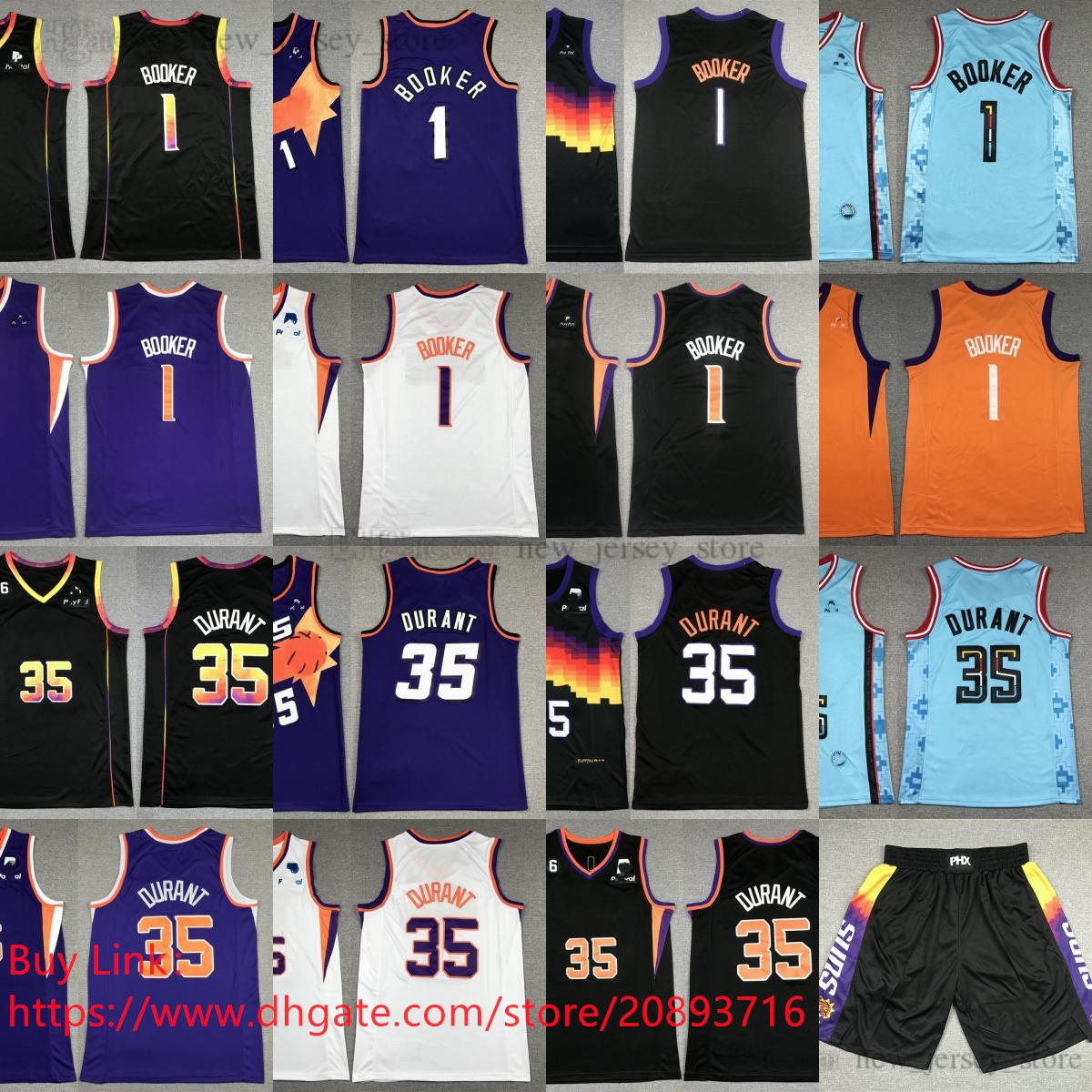 1 Devin Booker 35 Kevin Durant Jersey Stitched Basketball With 6 Patch White Purple Retro Black Valley 2022-23 New City Shorts, Aspicture (with team name)
1 Devin Booker 35 Kevin Durant Jersey Stitched Basketball With 6 Patch White Purple Retro Black Valley 2022-23 New City Shorts, Aspicture (with team name)