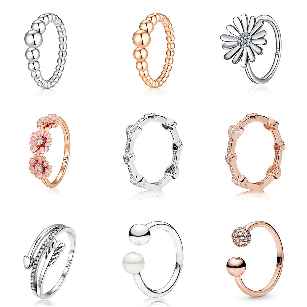 925 Silver Women Fit Pandora Ring Original Heart Crown Fashion Rings lucky rope Ring Charms Rose Gold Flower Surround Heart Crystal Arrow Finger
925 Silver Women Fit Pandora Ring Original Heart Crown Fashion Rings lucky rope Ring Charms Rose Gold Flower Surround Heart Crystal Arrow Finger