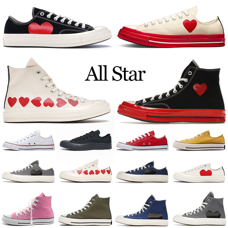 Classic 1970s Canvas Shoes Designer Converse Chuck 70 Vintage Hi Sneakers Comme des Garcons high low Tennis Black White Grey Blue Red, Item #21
Classic 1970s Canvas Shoes Designer Converse Chuck 70 Vintage Hi Sneakers Comme des Garcons high low Tennis Black White Grey Blue Red, Item #21