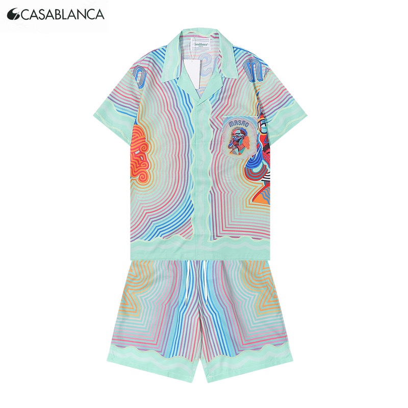 Short Sleeve Shirt Casablanca New headprint Short sleeve shirt set high-quality designer shirt Polo size M L XL 2XL, Multi
Short Sleeve Shirt Casablanca New headprint Short sleeve shirt set high-quality designer shirt Polo size M L XL 2XL, Multi