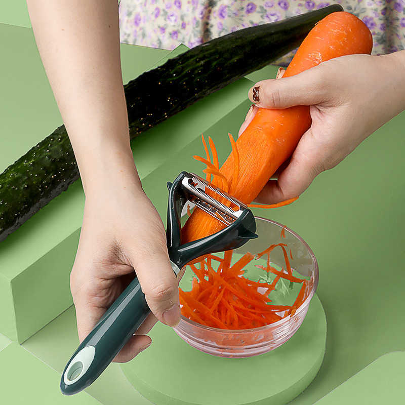 Kitchen Multifunctional Plastic Paring Knife Tool Wholesale Household Potato Paring Knife Net Celebrity Peeling Artifact Kitchen Gadget Fruit Peeler