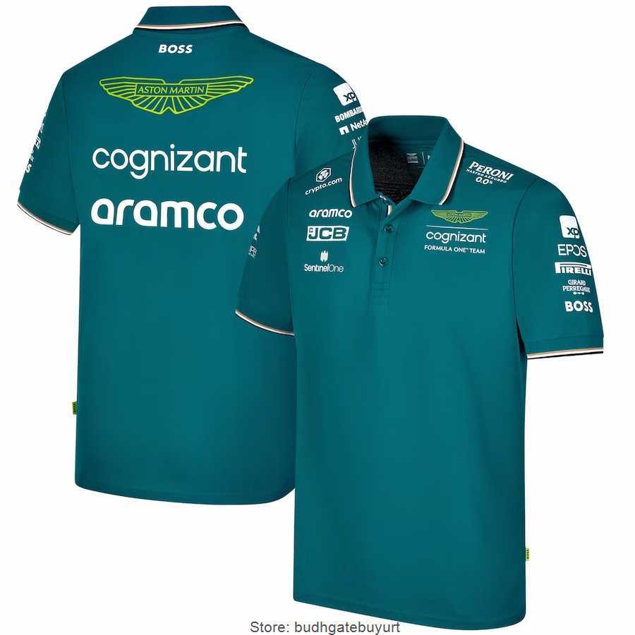 Aston Martin Aramco Cognizant F1 2023 Official Team Polo Summer men's casual quick-drying short sleeve, Beige
Aston Martin Aramco Cognizant F1 2023 Official Team Polo Summer men's casual quick-drying short sleeve, Beige