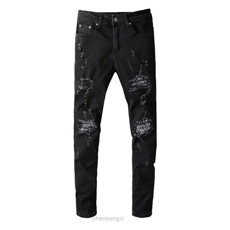 

#666 amirly Pants New Coolguy Arrivals Clothing Mens Jean Luxury Biker Denim Man Jeans Holes Trousers FN64