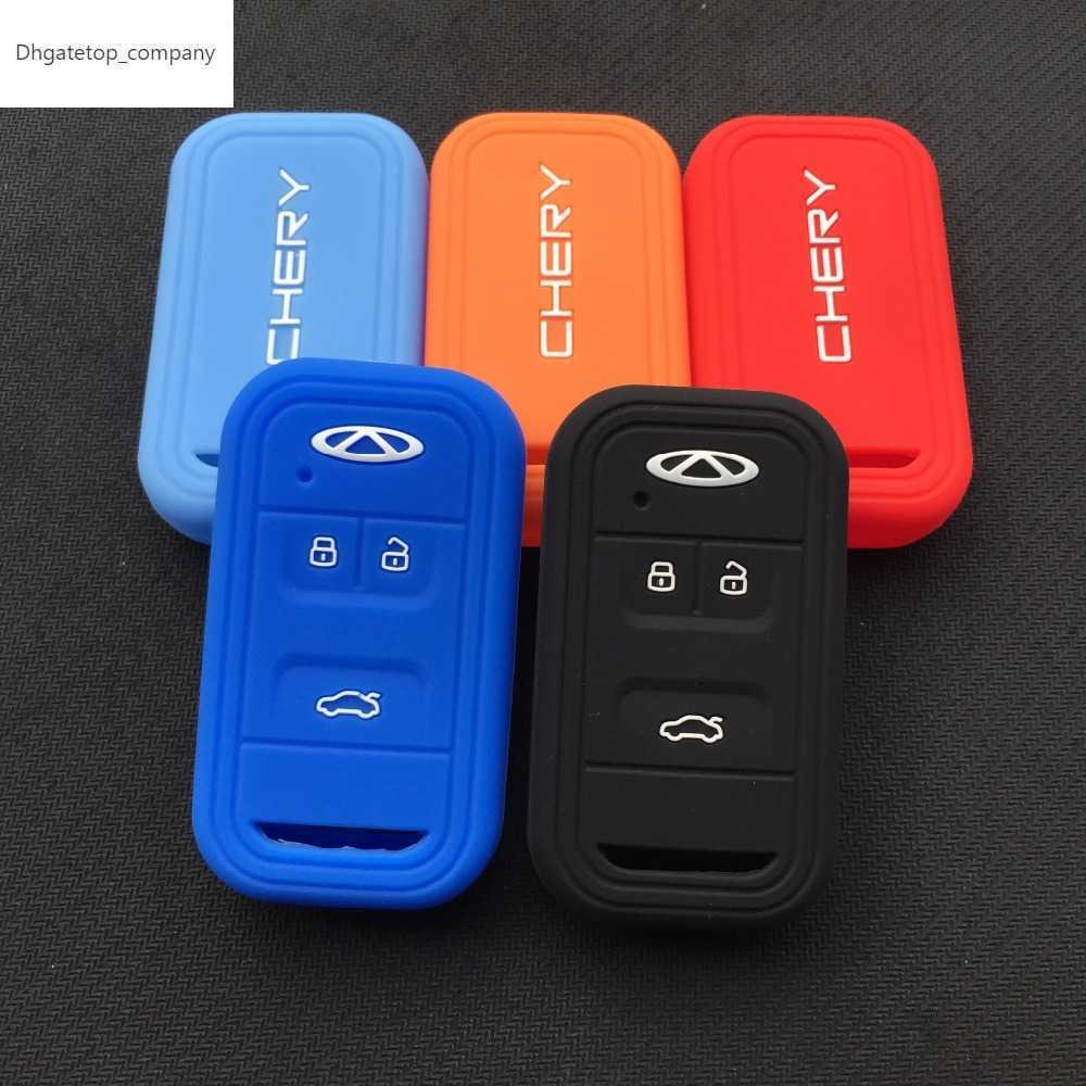 Car Key Silicone Car Key Cover for Chery Tiggo 3 5X 4 8 Glx 7 2019 2020 2023 2024 Arrizo Tiggo 8 - Protective Shell H250113