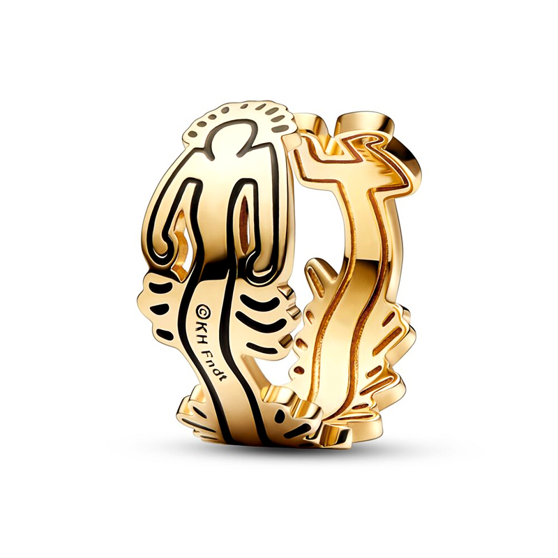 Original S925 Pure Bank Popular Love Ring Is Suitable for DIY Fashion Jewelry Accessories