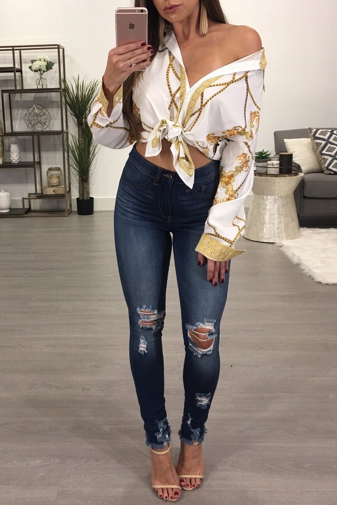 Designer Women Lapel Neck Shirt New Spring Printed Blouse Floral Blouses Fashion Shirts Tops Long Sleeved shirt Tees Size S -2XL, White
Designer Women Lapel Neck Shirt New Spring Printed Blouse Floral Blouses Fashion Shirts Tops Long Sleeved shirt Tees Size S -2XL, White
