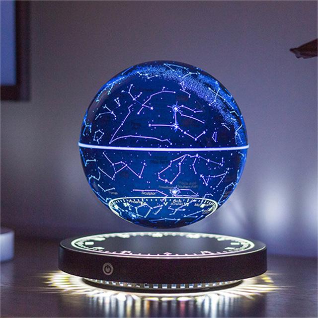 Table Clocks Bedside Nightlight Netred magnetic suspension moon lamp simple bedside table lamp magnetic suspension star ball moon small night light pe