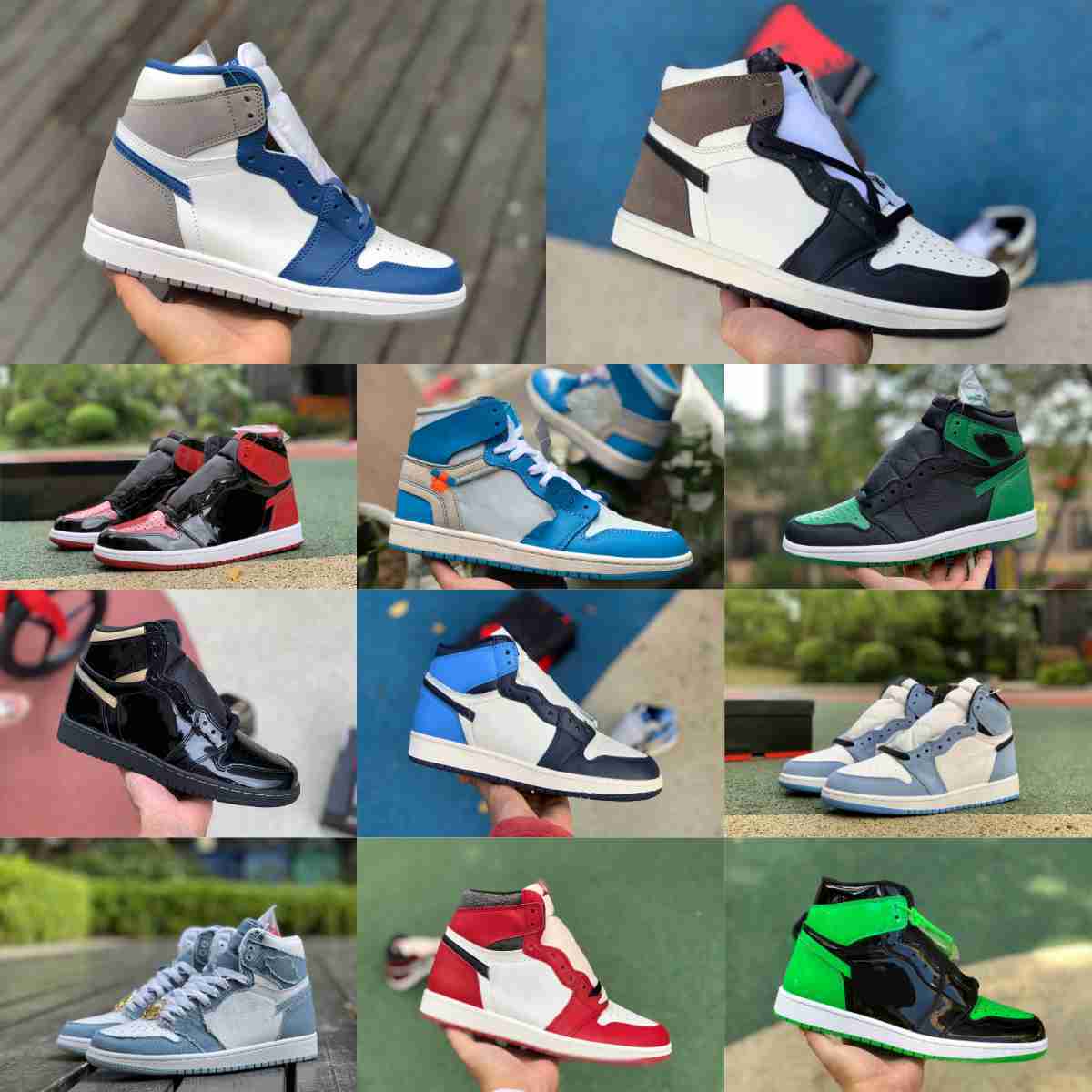 Chicago Lost Found Jumpman 1 1s Basketball Shoes True Blue Brotherhood Denim Stage Haze Pollen Bred Patent Bio Hack Mid UNC Hyper Royal Designer Sports Sneakers, Please contact us
Chicago Lost Found Jumpman 1 1s Basketball Shoes True Blue Brotherhood Denim Stage Haze Pollen Bred Patent Bio Hack Mid UNC Hyper Royal Designer Sports Sneakers, Please contact us