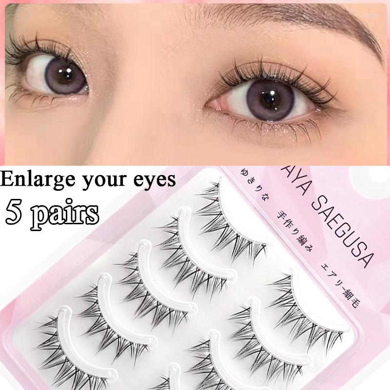 False Eyelashes 5 Pairs Natural Little Devil Manga Mink Fake Lashes Wispy Cross Lash Extension Beauty Eye Makeup
False Eyelashes 5 Pairs Natural Little Devil Manga Mink Fake Lashes Wispy Cross Lash Extension Beauty Eye Makeup