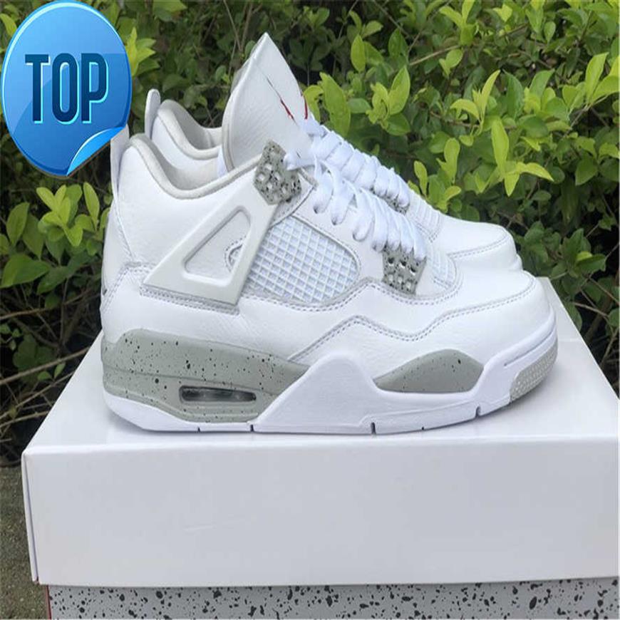 2022 Authentic 4 White Oreo 4s Tech Grey Black Fire Red Shoes Men Outdoor Sports Sneakers Ct8527 -100 With Original Box Us7 -132406
