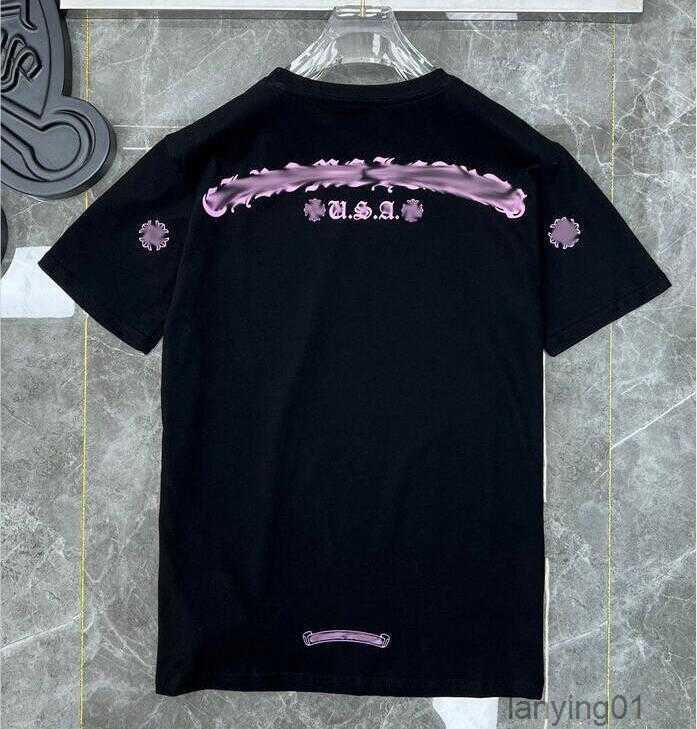 Summer Men's Classic t Shirt Fashion Ch High Quality Brand Letter Sanskrit Cross Pattern T-shirts Designers Chromes Pullover, Q3
Summer Men's Classic t Shirt Fashion Ch High Quality Brand Letter Sanskrit Cross Pattern T-shirts Designers Chromes Pullover, Q3
