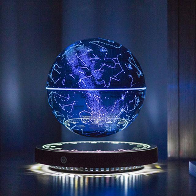 Table Clocks Bedside Nightlight Netred magnetic suspension moon lamp simple bedside table lamp magnetic suspension star ball moon small night light pe