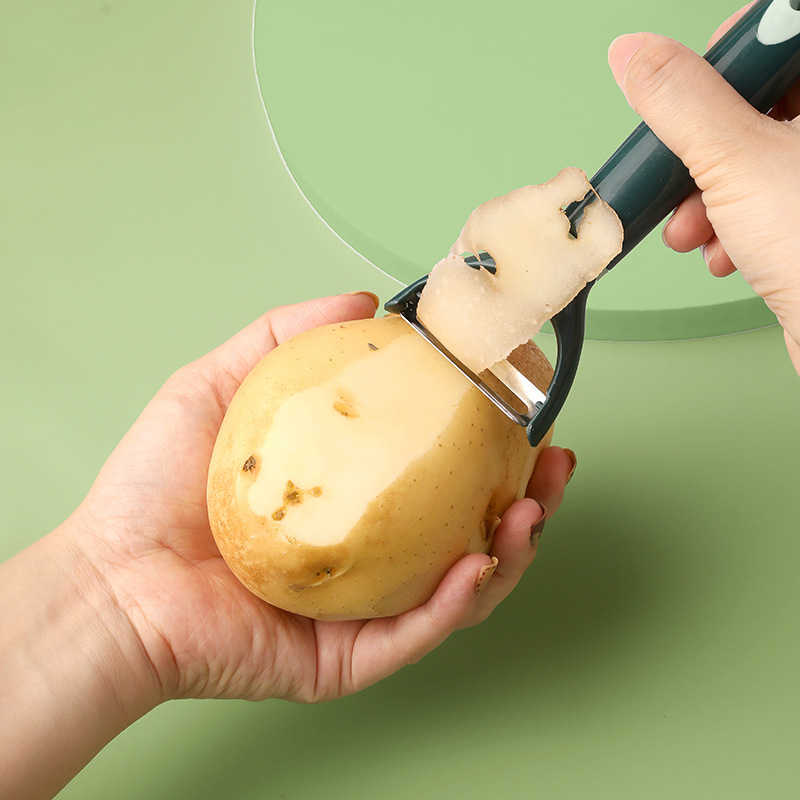 Kitchen Multifunctional Plastic Paring Knife Tool Wholesale Household Potato Paring Knife Net Celebrity Peeling Artifact Kitchen Gadget Fruit Peeler