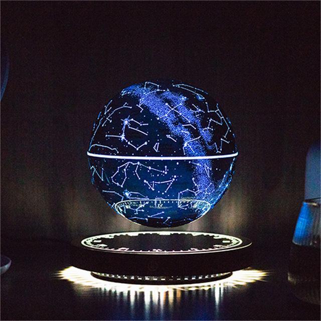 Table Clocks Bedside Nightlight Netred magnetic suspension moon lamp simple bedside table lamp magnetic suspension star ball moon small night light pe