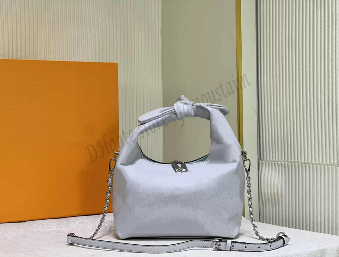 Why Knot Handbag Bag Womens Monograms Openwork perforated cowhide Shoulderbag ToteS Crossbody Bags Luxury Designer Hobo bow tie Handle Purse, 03
Why Knot Handbag Bag Womens Monograms Openwork perforated cowhide Shoulderbag ToteS Crossbody Bags Luxury Designer Hobo bow tie Handle Purse, 03