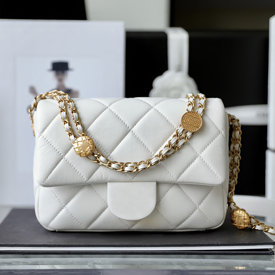 1:1 Quality Designer Fashion SMALL FLAP BAG 21CM Luxurious Genuine Leather Gold Coin Chain Bag With Box MC089, A (7)
1:1 Quality Designer Fashion SMALL FLAP BAG 21CM Luxurious Genuine Leather Gold Coin Chain Bag With Box MC089, A (7)