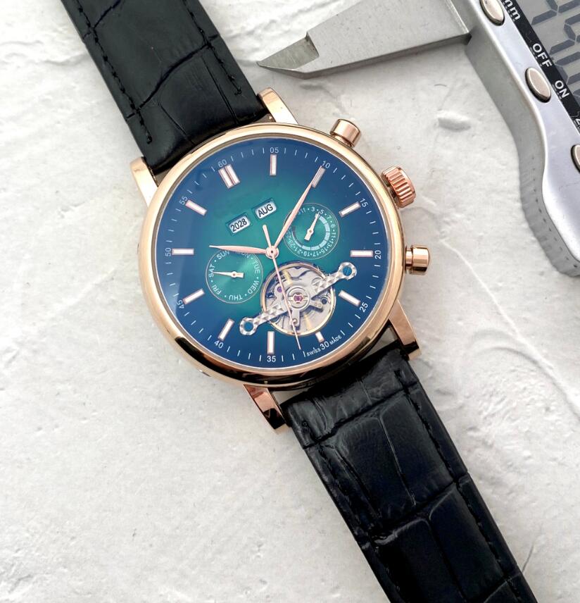Mens Automatic watches Six needle Mechanical Business Sports Sky Moon Leather strap PP Pateks Philippes Mens Watch Man heuer Patekity Wristwatch
Mens Automatic watches Six needle Mechanical Business Sports Sky Moon Leather strap PP Pateks Philippes Mens Watch Man heuer Patekity Wristwatch
