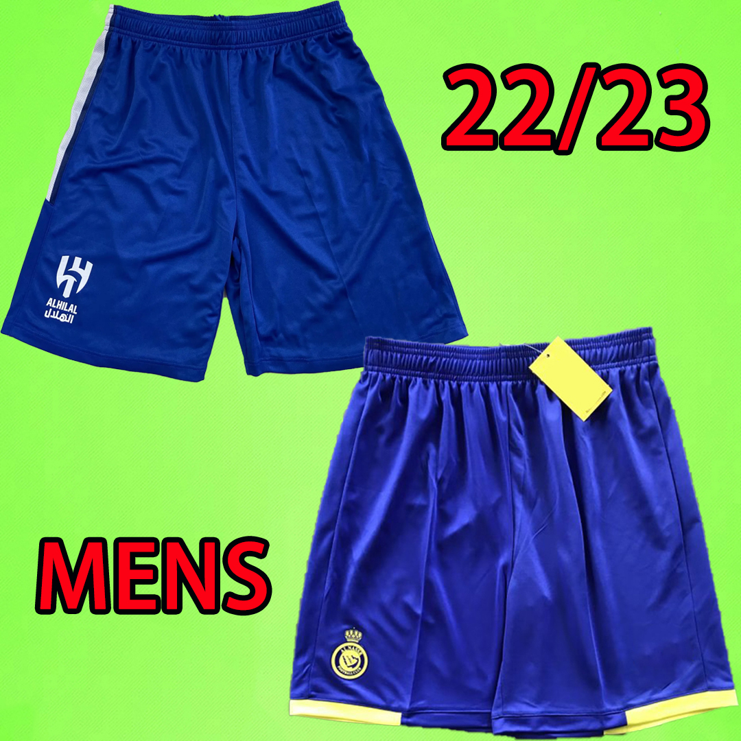 Al Nassr FC soccer shorts blue Al Hilal 2022 2023 CR7 mens Fans version Al-Nassr football pants Al-Hilal 22 23 S-2XL home away
Al Nassr FC soccer shorts blue Al Hilal 2022 2023 CR7 mens Fans version Al-Nassr football pants Al-Hilal 22 23 S-2XL home away