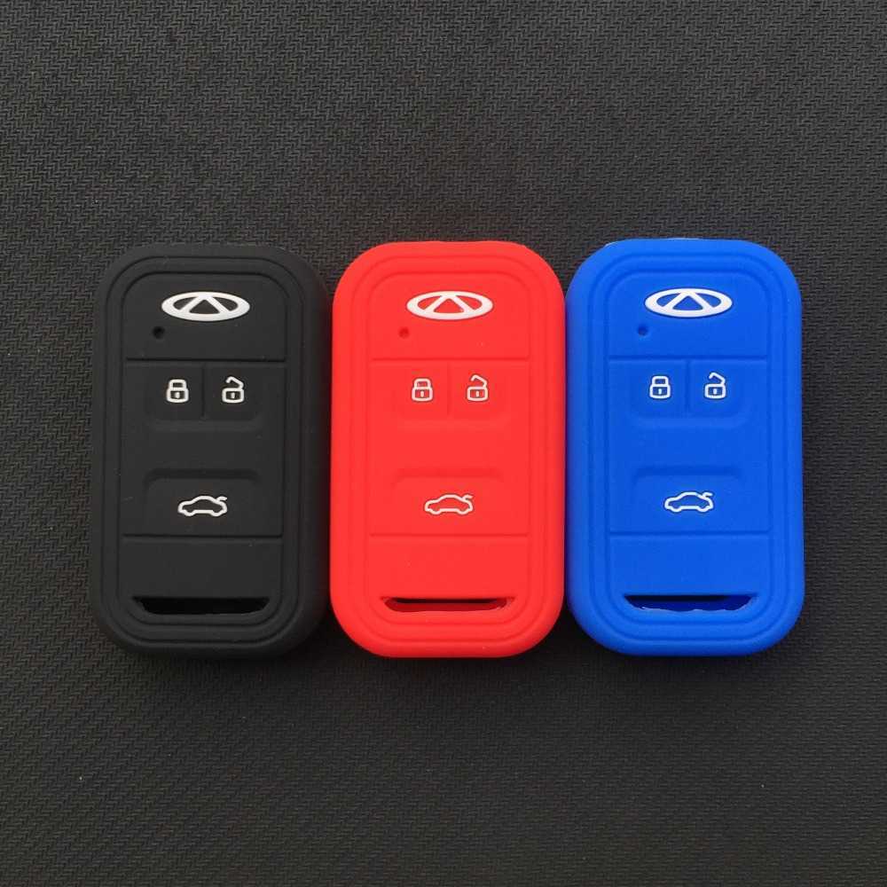 Car Key Silicone Car Key Cover for Chery Tiggo 3 5X 4 8 Glx 7 2019 2020 2023 2024 Arrizo Tiggo 8 - Protective Shell H250113