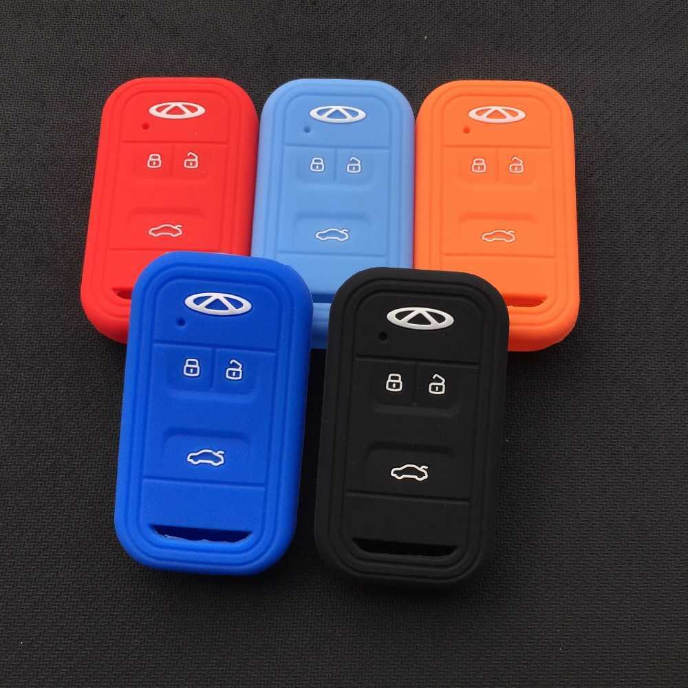 Car Key Silicone Car Key Cover for Chery Tiggo 3 5X 4 8 Glx 7 2019 2020 2023 2024 Arrizo Tiggo 8 - Protective Shell H250113