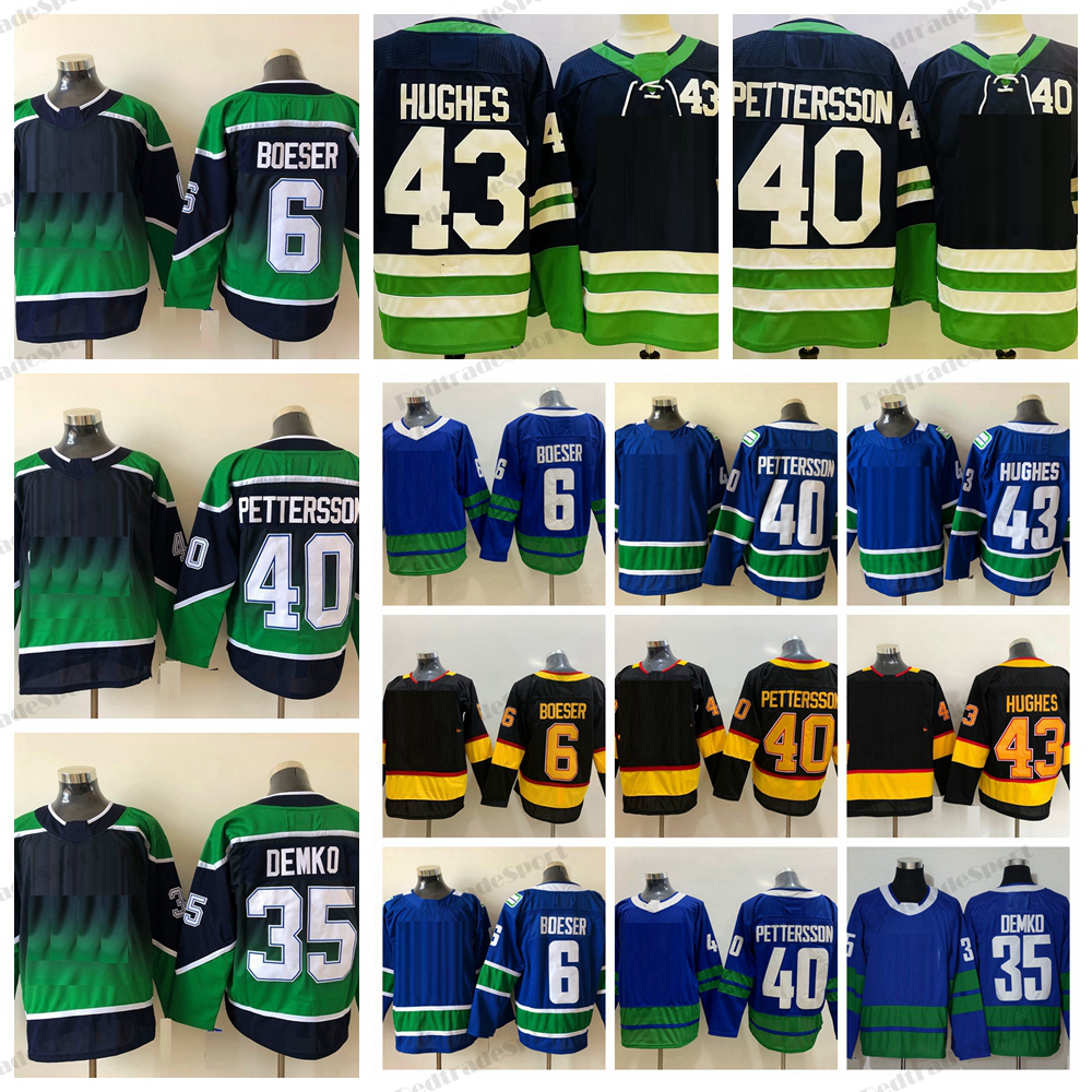 2023 Reverse Retro Hockey Jerseys Home Blue 6 Brock Boeser 40 Elias Pettersson 43 Quinn Hughes 35 Thatcher Demko Jersey Black Gold 50th Shirts S-XXXL, Alternate blue
2023 Reverse Retro Hockey Jerseys Home Blue 6 Brock Boeser 40 Elias Pettersson 43 Quinn Hughes 35 Thatcher Demko Jersey Black Gold 50th Shirts S-XXXL, Alternate blue