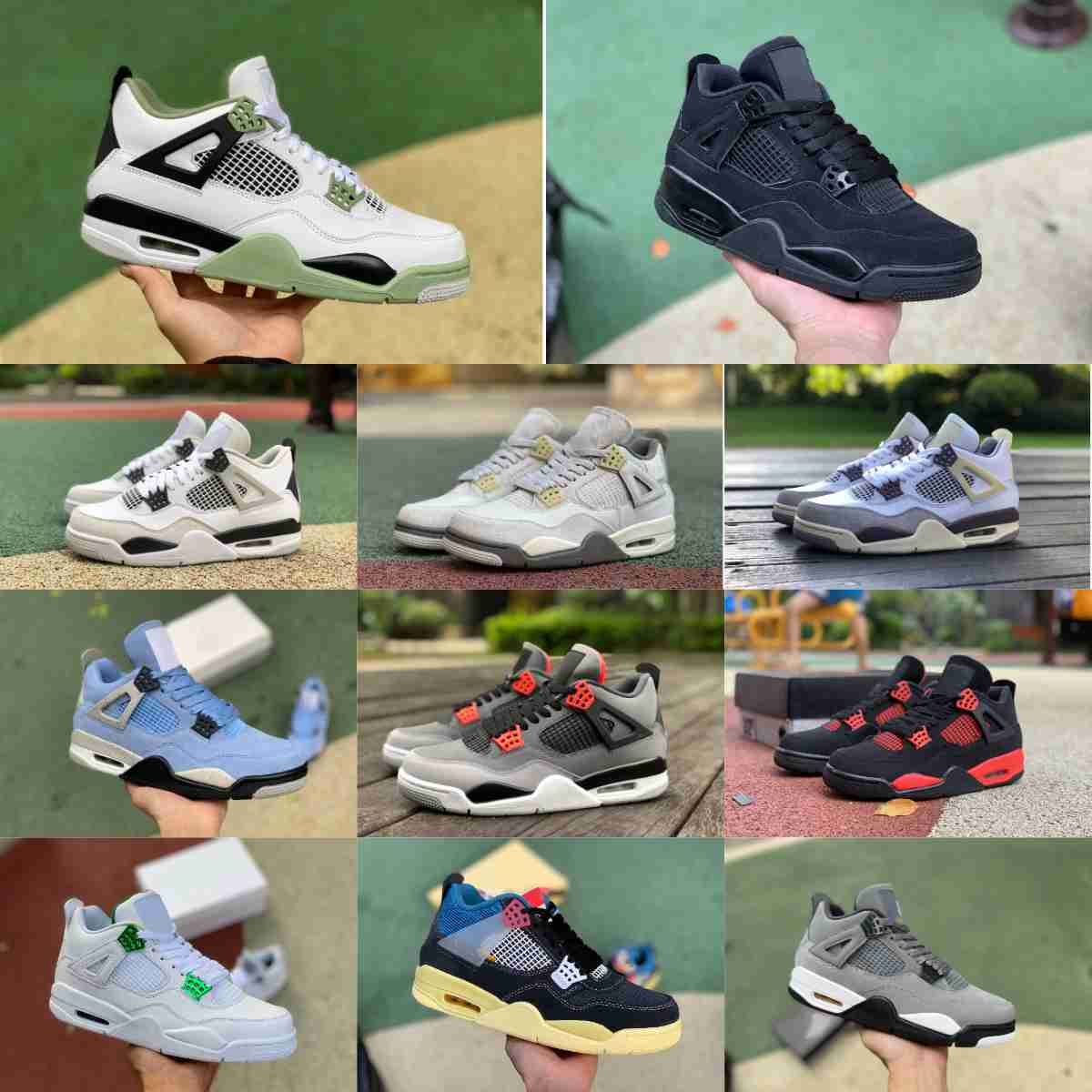 NEW OG Jumpman Seafoam Mens 4 4s Basketball Shoes Craft Photon Dust Military Black Cat Cream Sail White Oreo Cool Grey Game Royal Infrared Red, Pale citron
NEW OG Jumpman Seafoam Mens 4 4s Basketball Shoes Craft Photon Dust Military Black Cat Cream Sail White Oreo Cool Grey Game Royal Infrared Red, Pale citron