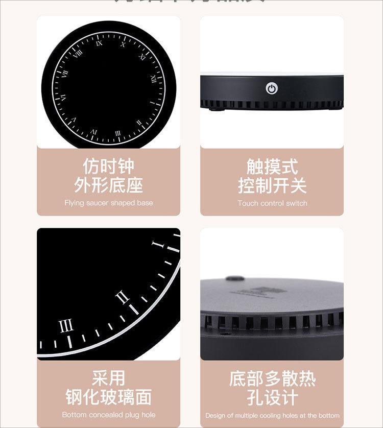 Table Clocks Bedside Nightlight Netred magnetic suspension moon lamp simple bedside table lamp magnetic suspension star ball moon small night light pe