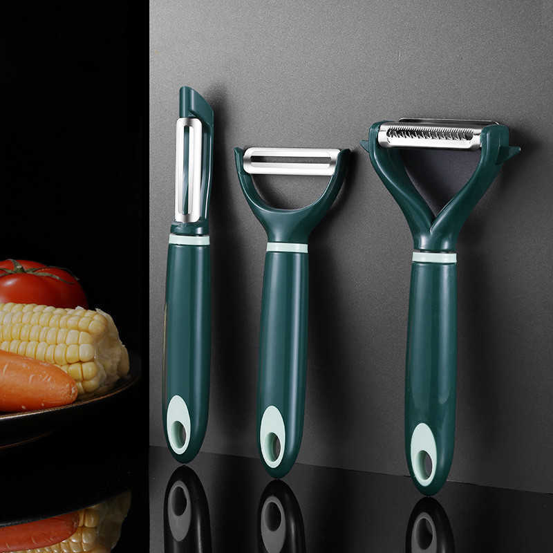Kitchen Multifunctional Plastic Paring Knife Tool Wholesale Household Potato Paring Knife Net Celebrity Peeling Artifact Kitchen Gadget Fruit Peeler