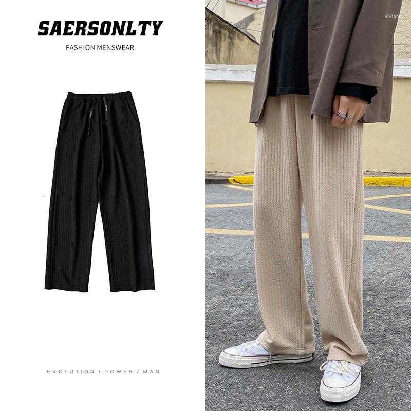 Men' Pants Autumn Winter Sweater Men' Fashion Retro Casual Knitted Pleated Men Streetwear Loose Straight Wide Leg Mens, Black
Men' Pants Autumn Winter Sweater Men' Fashion Retro Casual Knitted Pleated Men Streetwear Loose Straight Wide Leg Mens, Black