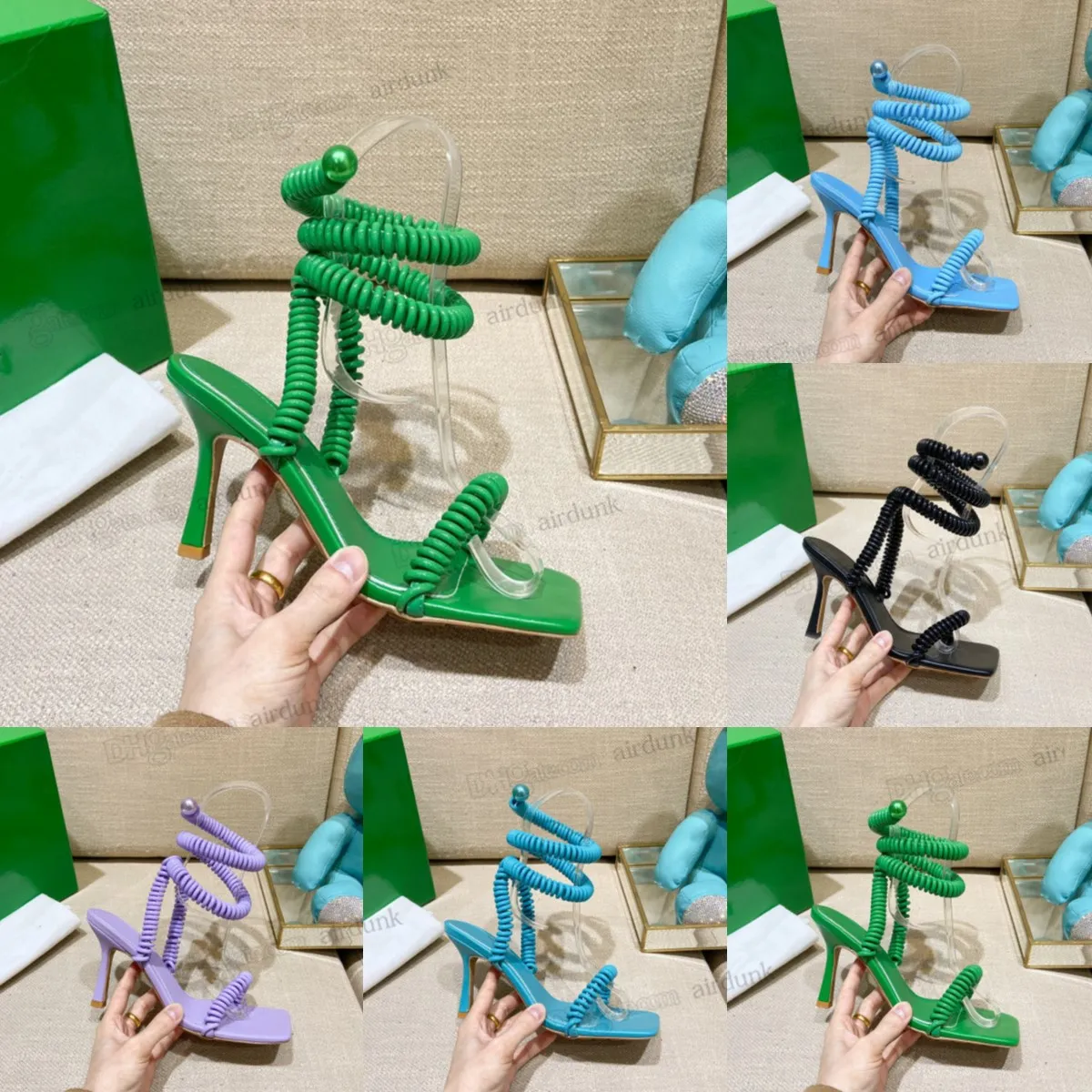Wired stretch sandals women roman summer high heeled party dress bottegaity venetaity pumps dark blue green cross strap casual beach outwear walking shoe run FTM
Wired stretch sandals women roman summer high heeled party dress bottegaity venetaity pumps dark blue green cross strap casual beach outwear walking shoe run FTM