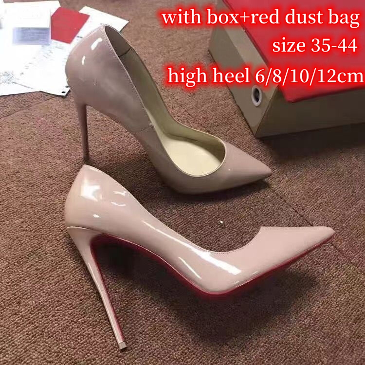 Brand Women's Pumps Red Bottoms High Heel Pointed Toes Shoes 8cm 10cm 12cm Classics Black Lady Wedding Shoe Sexy Shallow Mouth Big Size 44
Brand Women's Pumps Red Bottoms High Heel Pointed Toes Shoes 8cm 10cm 12cm Classics Black Lady Wedding Shoe Sexy Shallow Mouth Big Size 44
