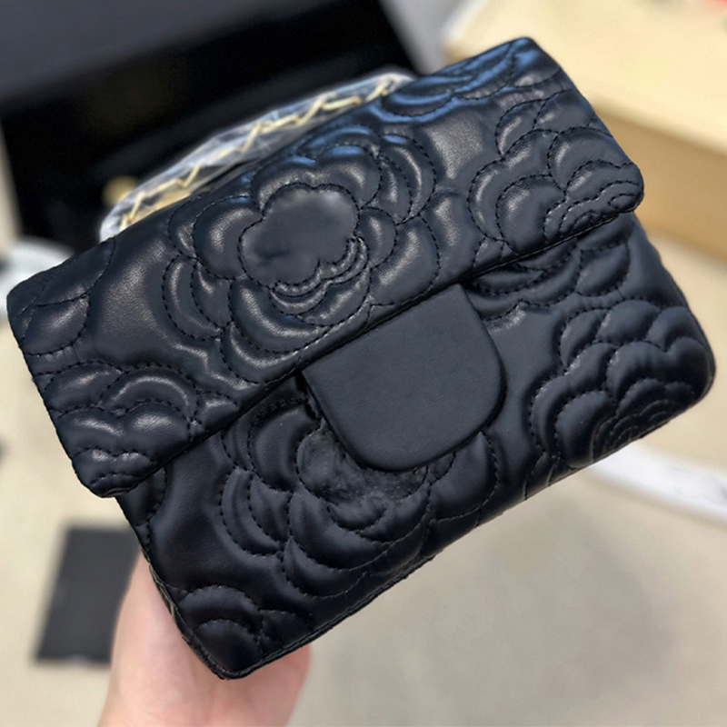 Handbag 2023 New Single shoulder crossbody bag Camellia chain bag leather women's bag senior texture clutch bag luxury bag shopping bag, White
Handbag 2023 New Single shoulder crossbody bag Camellia chain bag leather women's bag senior texture clutch bag luxury bag shopping bag, White